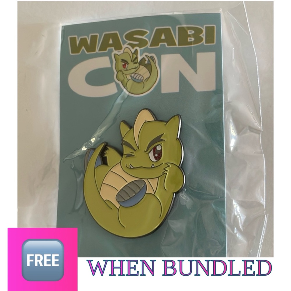 🆓 FREE When Bundled 2019 Wasabi Con Pin - New In Packaging